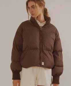 Vacancy Supply New & Most Loved Jetty Puffer Jacket - Choc Brown 9 Vacancy Supply New & Most Loved Jetty Puffer Jacket - Choc Brown