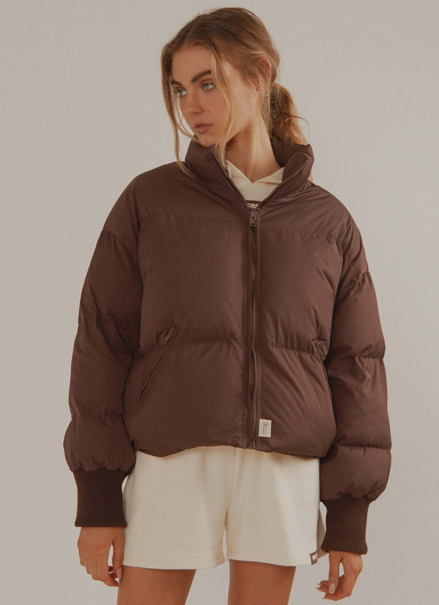 Vacancy Supply New & Most Loved Jetty Puffer Jacket - Choc Brown 4 Vacancy Supply New & Most Loved Jetty Puffer Jacket - Choc Brown