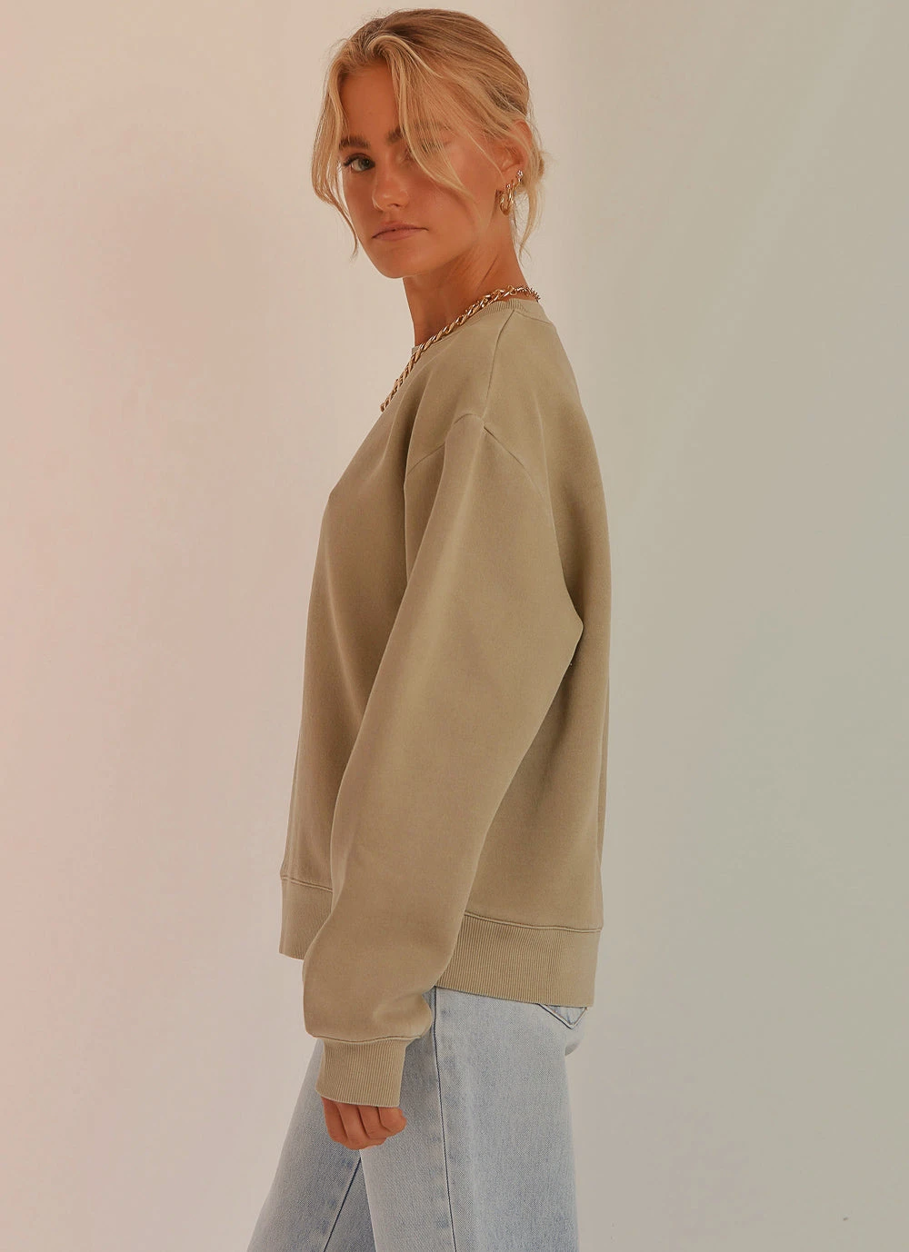 Nude Lucy New & Most Loved Nude Classics Slogan Sweat - Washed Sage 4 Nude Lucy New & Most Loved Nude Classics Slogan Sweat - Washed Sage