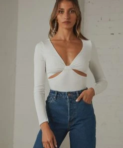 Peppermayo Test Drive Bodysuit - White New & Most Loved