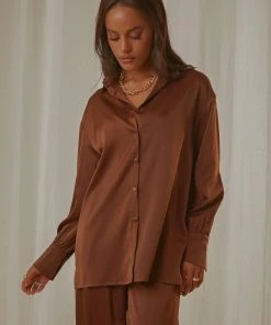 Peppermayo Exclusive New & Most Loved Monet Oversized Shirt - Choc Brown 9 Peppermayo Exclusive New & Most Loved Monet Oversized Shirt - Choc Brown