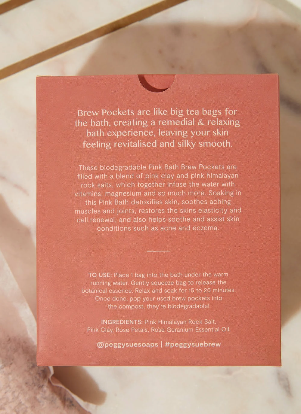 Peggy Sue Pink Bath Brew Pockets - Multi 2 Peggy Sue Pink Bath Brew Pockets - Multi