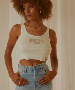 Rolla's New & Most Loved Coke 1971 Unity Crop Tank - Vintage White 7 Rolla's New & Most Loved Coke 1971 Unity Crop Tank - Vintage White