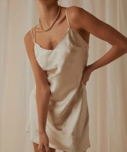 Peppermayo New & Most Loved Postcards From Midnight Dress - Champagne