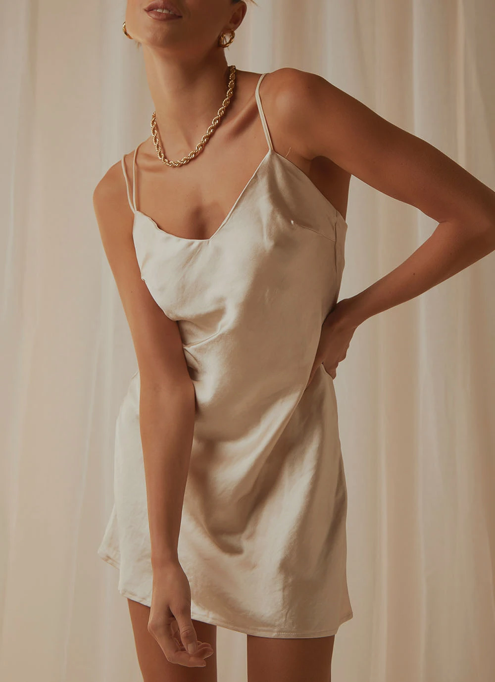 Peppermayo New & Most Loved Postcards From Midnight Dress - Champagne 1 Peppermayo New & Most Loved Postcards From Midnight Dress - Champagne