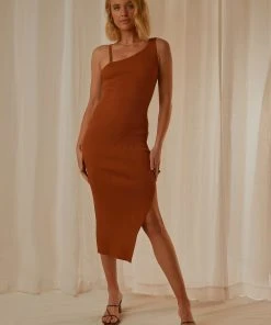 Peppermayo New & Most Loved Theresa Midi Dress - Brown 9 Peppermayo New & Most Loved Theresa Midi Dress - Brown
