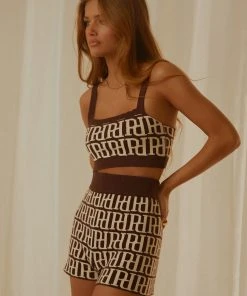 Peppermayo Exclusive Remix It Knit Crop - Logo Mania 10 Peppermayo Exclusive Remix It Knit Crop - Logo Mania