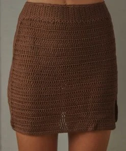 Peppermayo Exclusive Summer Style Crochet Skirt - Choc Brown 9 Peppermayo Exclusive Summer Style Crochet Skirt - Choc Brown