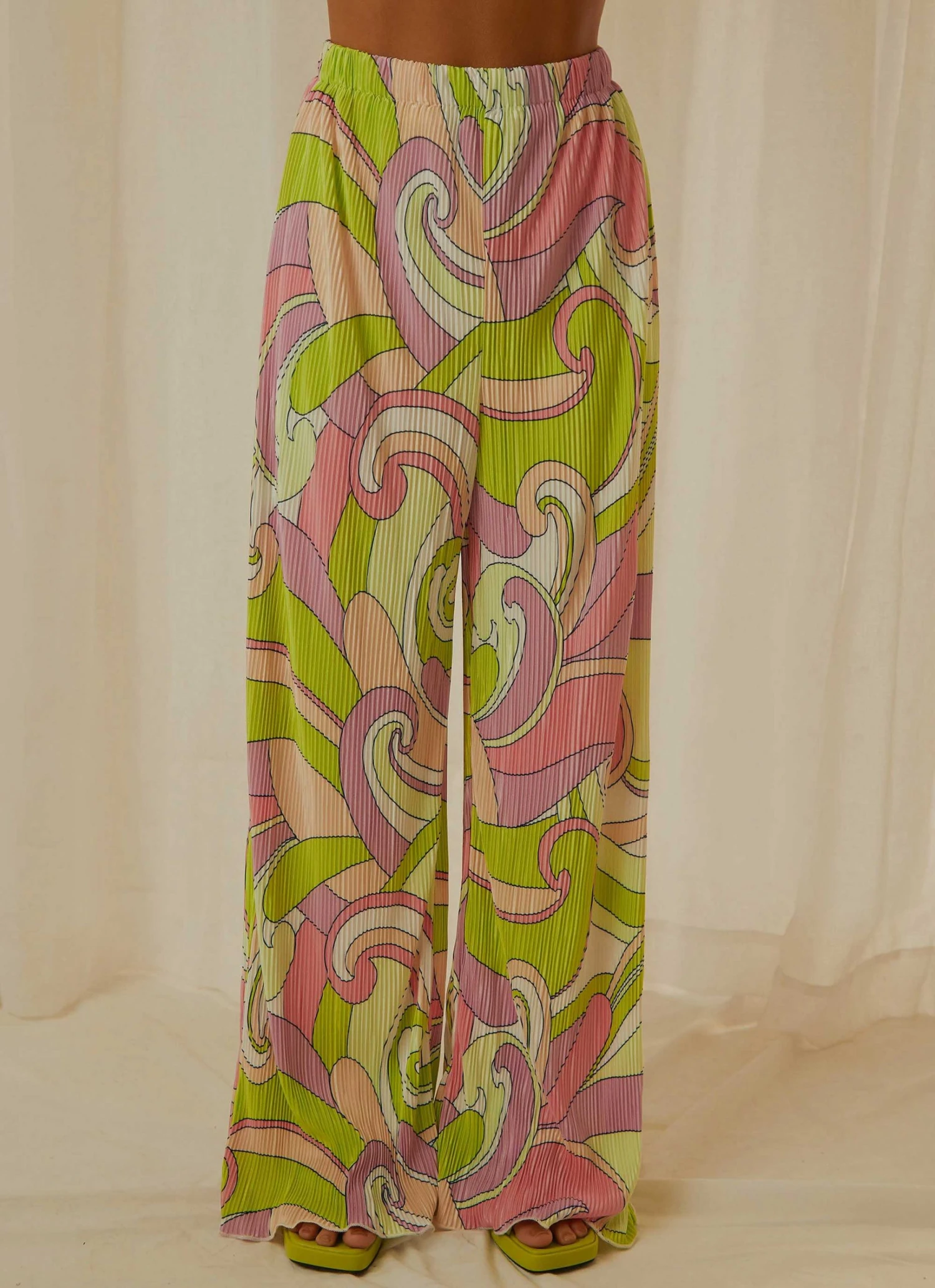 Peppermayo Exclusive 90s Muse Pants - Retro Swirl New & Most Loved 4 Peppermayo Exclusive 90s Muse Pants - Retro Swirl New & Most Loved