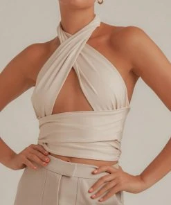 Peppermayo Emotions Crop Top - Ivory