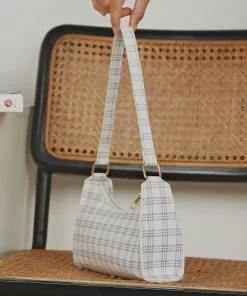 Peppermayo New & Most Loved Avalon Handbag - Blue Gingham