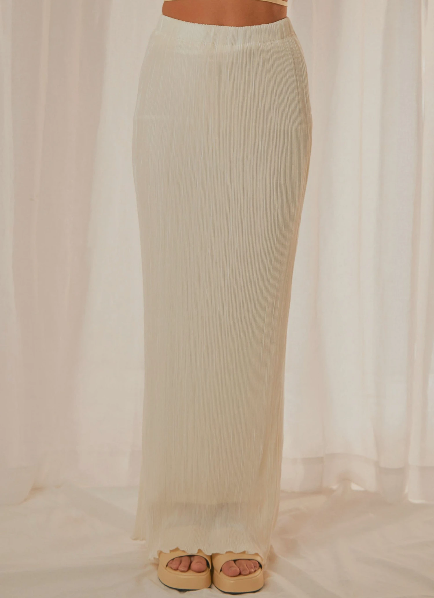 Peppermayo Exclusive Setting Sun Maxi Skirt - Ivory 3 Peppermayo Exclusive Setting Sun Maxi Skirt - Ivory