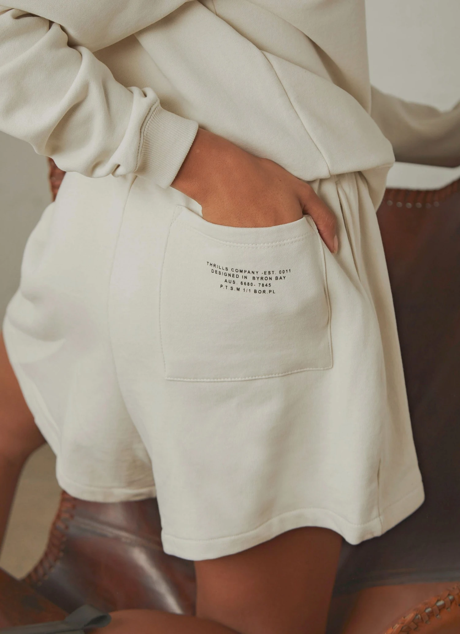 Thrills Established Fleece Short - Heritage White New & Most Loved 2 Thrills Established Fleece Short - Heritage White New & Most Loved