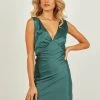 Peppermayo Exclusive Audrey Vintage Slip Dress - Forest Green