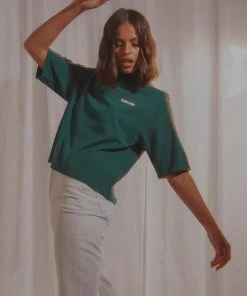 Levi's Heavyweight Box Logo Tee - Forest