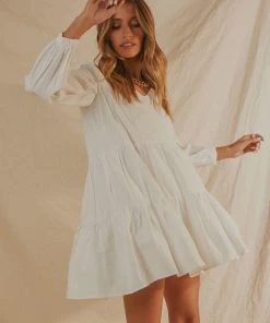Peppermayo New & Most Loved Camila Mini Dress - White 9 Peppermayo New & Most Loved Camila Mini Dress - White