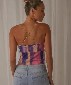 Peppermayo At Night Top - Purple Multi New & Most Loved 9 Peppermayo At Night Top - Purple Multi New & Most Loved