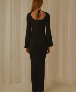 Peppermayo Exclusive New & Most Loved Tori Knit Maxi Dress - Black 10 Peppermayo Exclusive New & Most Loved Tori Knit Maxi Dress - Black