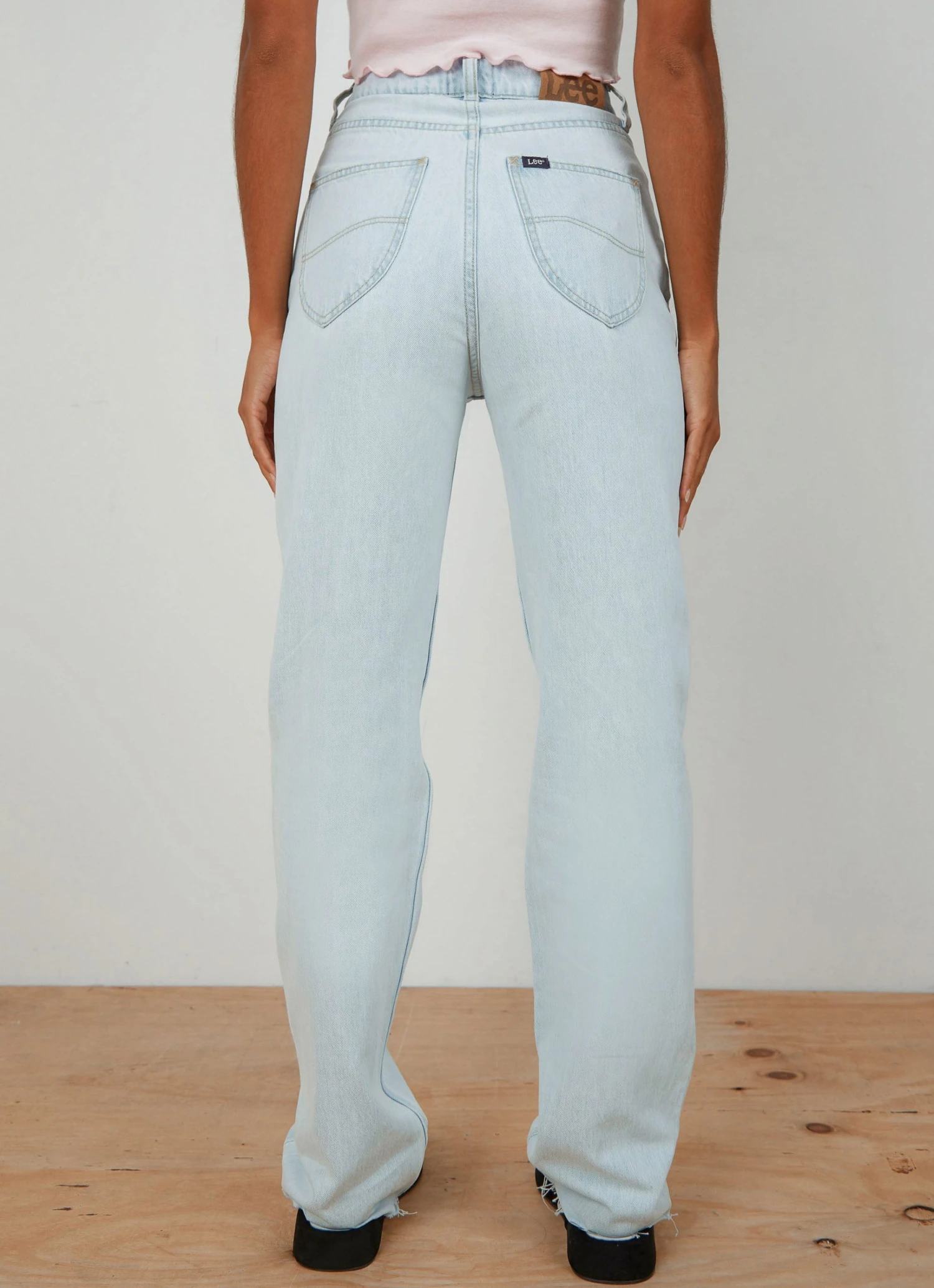 Lee High Straight 80 Jean - Exalt Blue New & Most Loved 5 Lee High Straight 80 Jean - Exalt Blue New & Most Loved