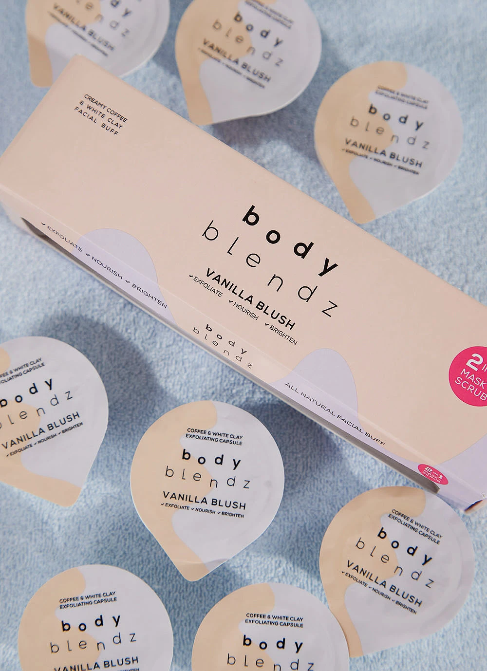 Body Blendz 2 In 1 Mask Scrub Exfoiliating Capsules - Coffee 1 Body Blendz 2 In 1 Mask Scrub Exfoiliating Capsules - Coffee