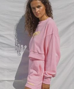 Vacancy Supply Arrival Cropped Jumper - Pink Soda 10 Vacancy Supply Arrival Cropped Jumper - Pink Soda