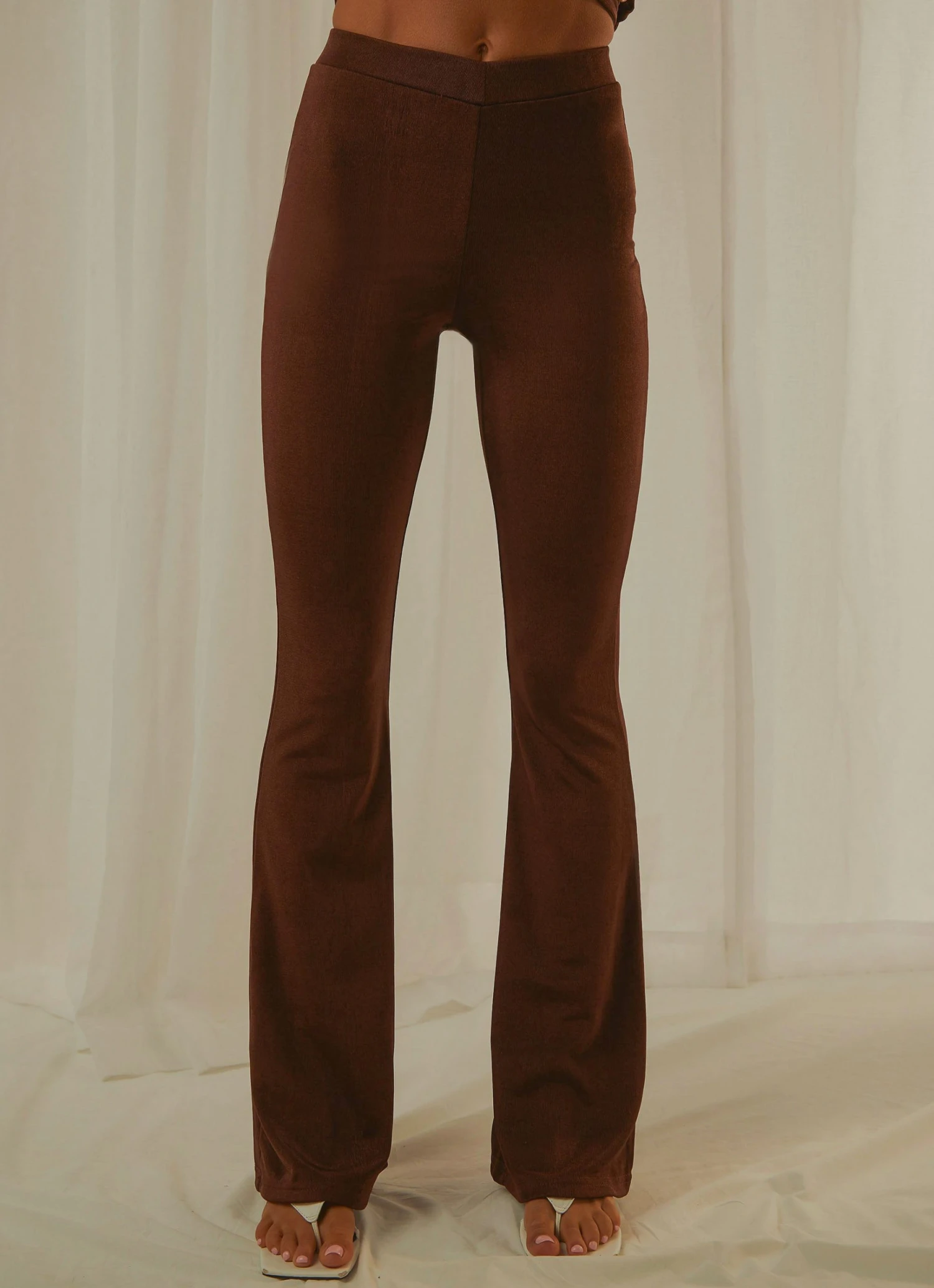 Peppermayo Exclusive Russo Flare Pants - Chocolate 4 Peppermayo Exclusive Russo Flare Pants - Chocolate