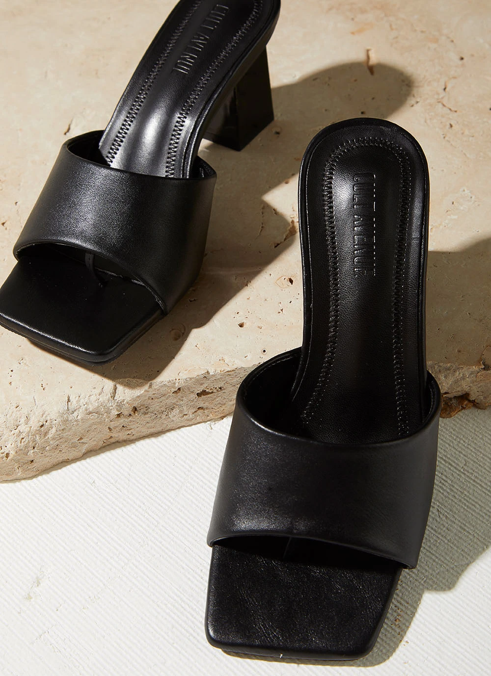 Cult Avenue Dixie Mule Heel - Black New & Most Loved 2 Cult Avenue Dixie Mule Heel - Black New & Most Loved