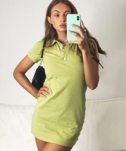 Peppermayo New Dresses Give Me Honey Mini Dress - Sage