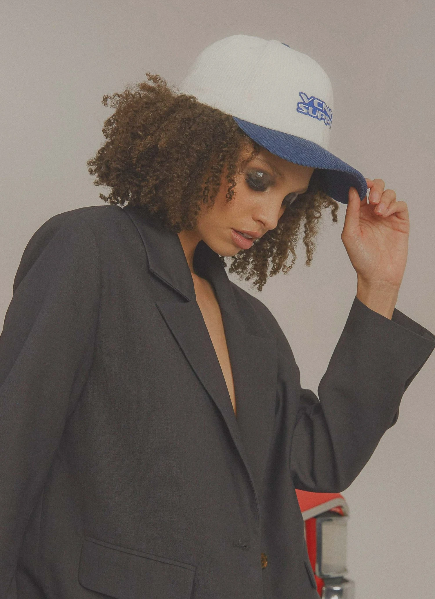 Vacancy Supply Revival Cap - White-Cobalt New & Most Loved 3 Vacancy Supply Revival Cap - White-Cobalt New & Most Loved