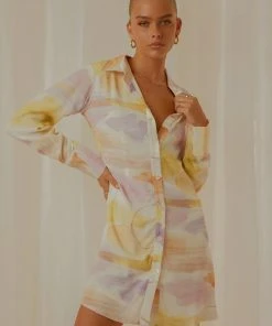 Charlie Holiday New & Most Loved Naomi Shirt Dress - Ibizia 7 Charlie Holiday New & Most Loved Naomi Shirt Dress - Ibizia