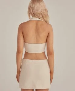 Riley Hubatka X Peppermayo New & Most Loved Trend Set Vest Top - Creme 11 Riley Hubatka X Peppermayo New & Most Loved Trend Set Vest Top - Creme