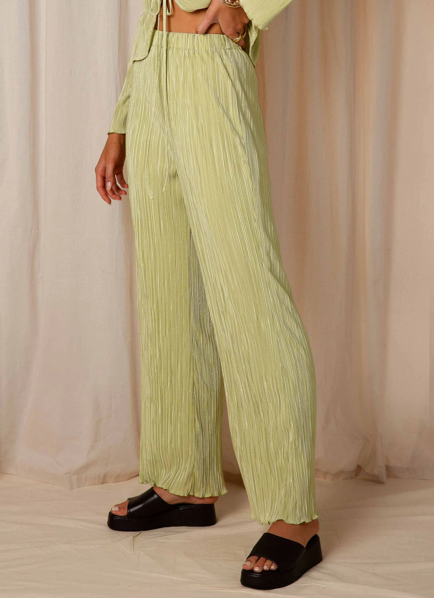 Peppermayo Exclusive 90s Muse Pants - Sage New & Most Loved 4 Peppermayo Exclusive 90s Muse Pants - Sage New & Most Loved