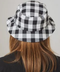 Afends New & Most Loved Gingham Bucket Hat - Black/ White 7 Afends New & Most Loved Gingham Bucket Hat - Black/ White