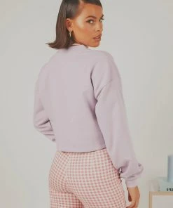 Wrangler New & Most Loved Darling Crop Sweat - Misty Lilac 9 Wrangler New & Most Loved Darling Crop Sweat - Misty Lilac