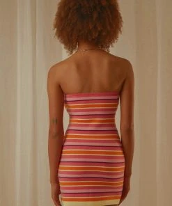 Peppermayo Exclusive Yasmine Knit Mini Dress - Pink Stripe 11 Peppermayo Exclusive Yasmine Knit Mini Dress - Pink Stripe