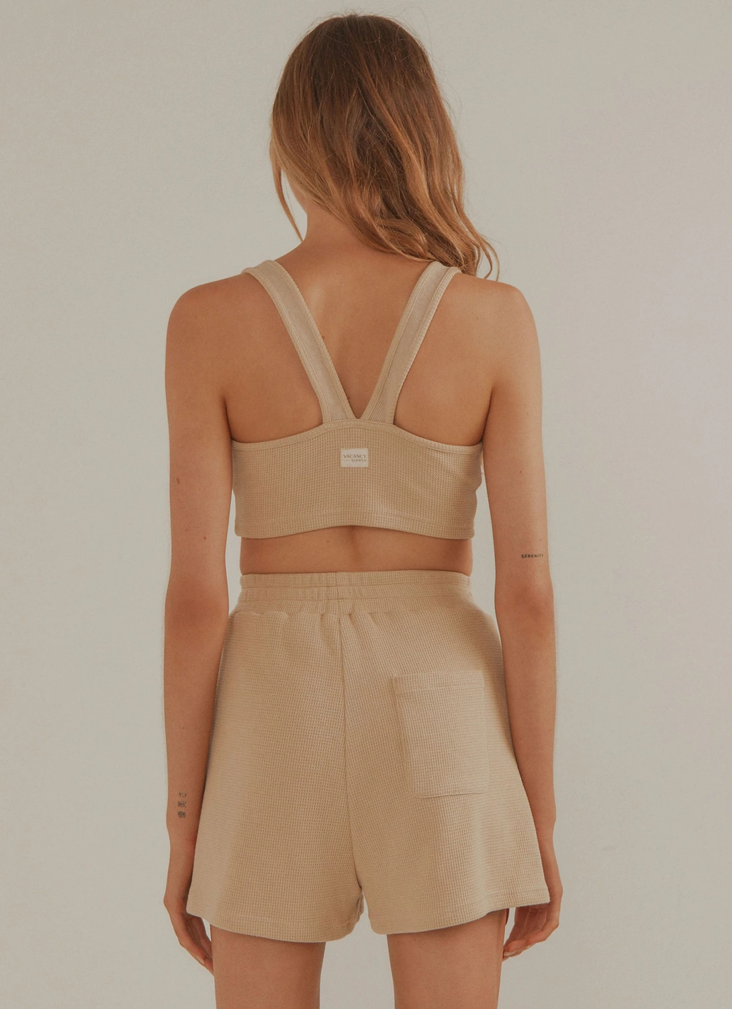 Vacancy Supply New & Most Loved Halycon Waffle Crop - Beige 5 Vacancy Supply New & Most Loved Halycon Waffle Crop - Beige