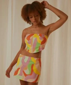 Peppermayo Exclusive Morning Market Mini Skirt - Paloma 9 Peppermayo Exclusive Morning Market Mini Skirt - Paloma