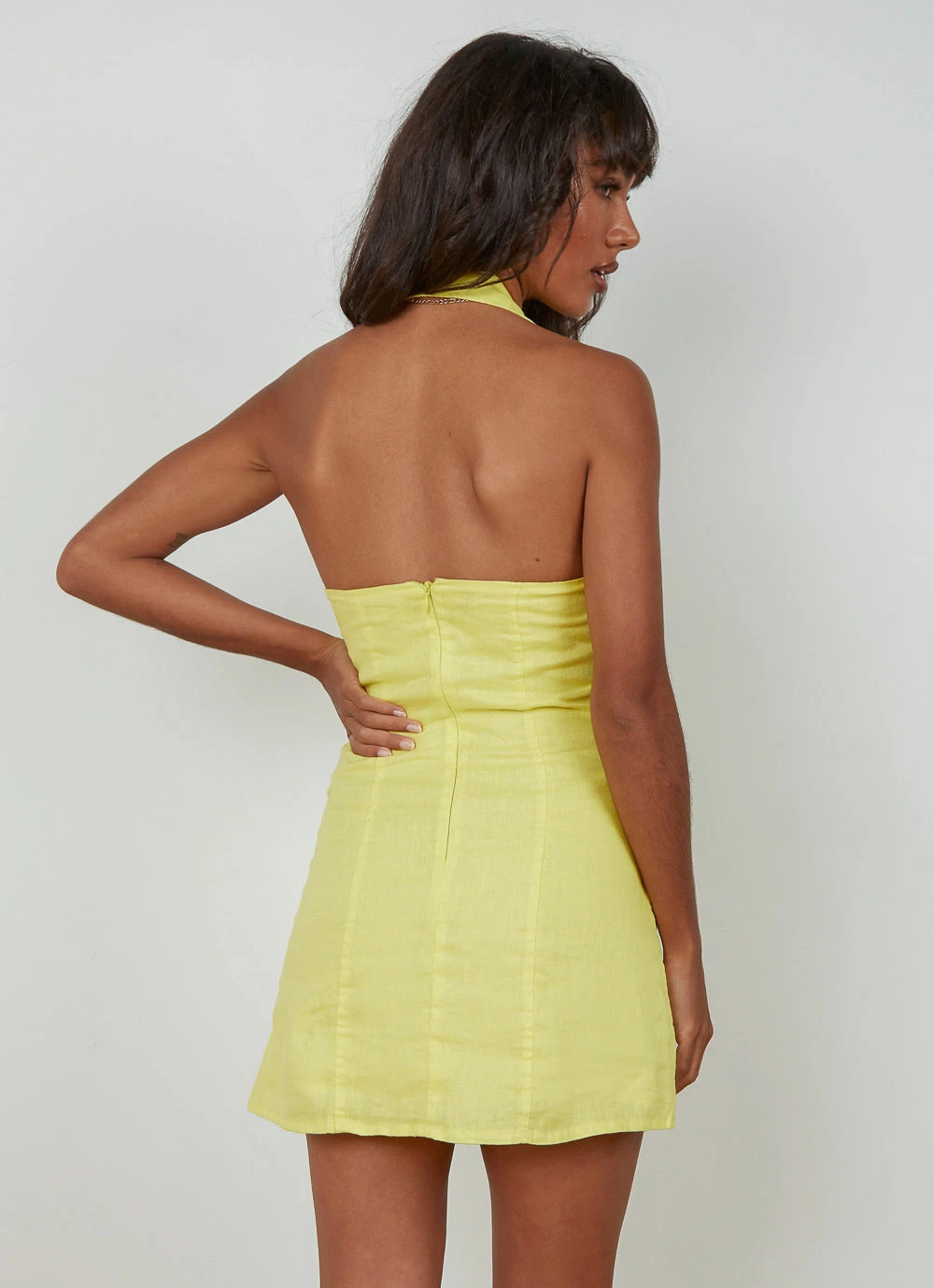 Cools Club Miami Dress - Lemon 5 Cools Club Miami Dress - Lemon
