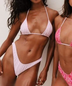 VDM The Label Reversible Blair Top - Pink Paisley / Candy Stripe