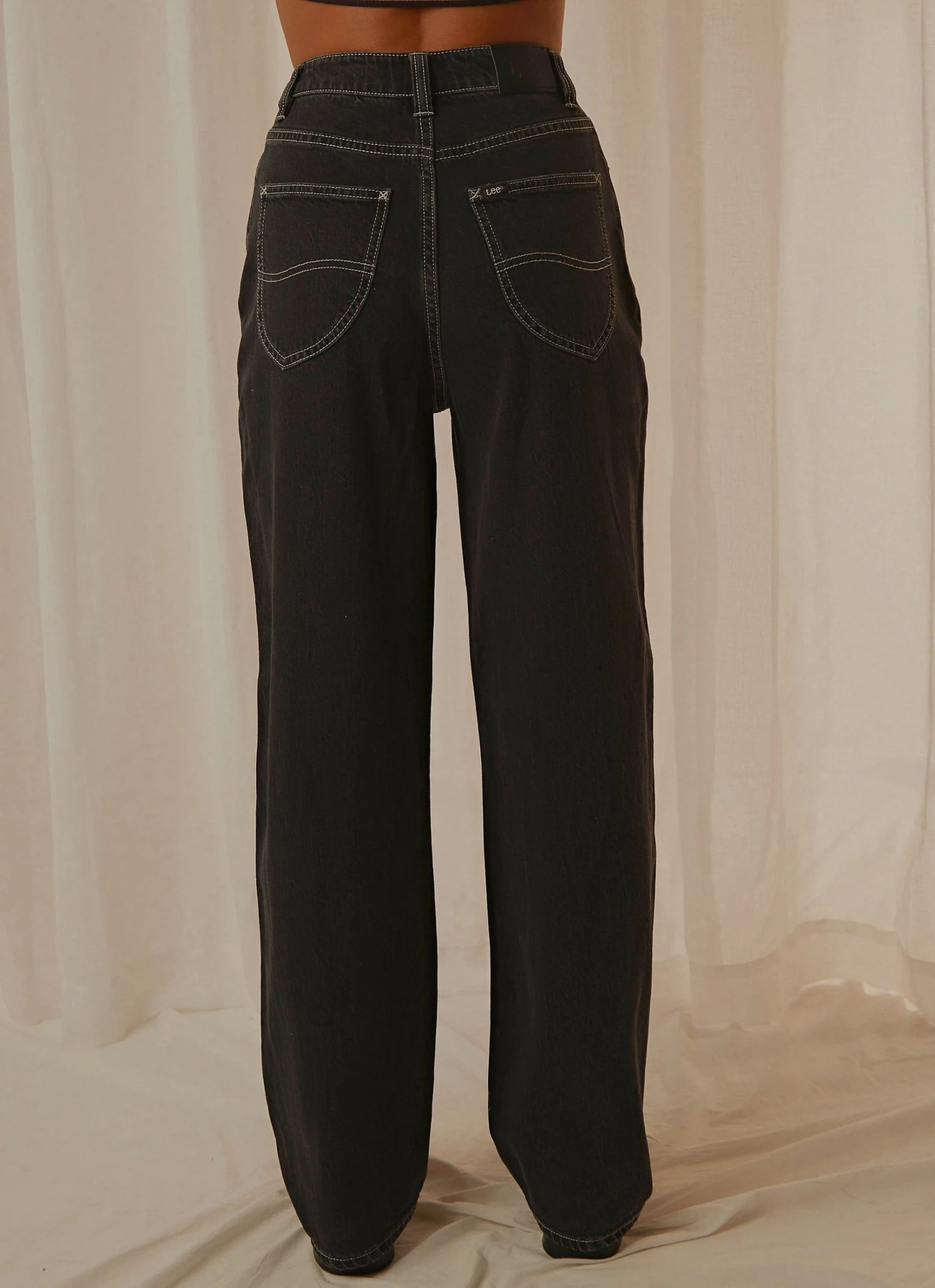 Lee New & Most Loved High Baggy Jean - Shift Black 6 Lee New & Most Loved High Baggy Jean - Shift Black