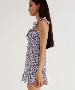 Peppermayo Lets Spring Mini Dress - Lavender New & Most Loved