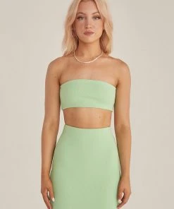 Riley Hubatka X Peppermayo New & Most Loved Sun Seeker Crop Top - Sage