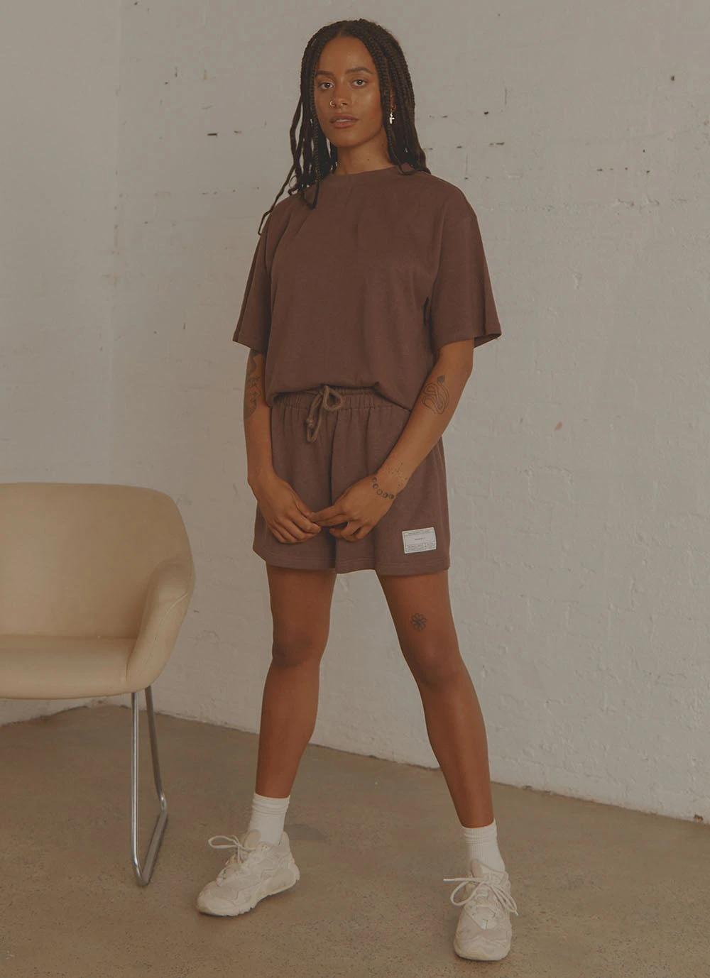 Vacancy Supply The Essential Tee - Chocolate 3 Vacancy Supply The Essential Tee - Chocolate