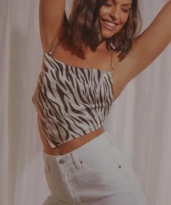 Peppermayo Sol Del Sur Top - Zebra