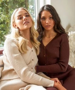 Peppermayo Exclusive The Runway Cardigan - Chocolate