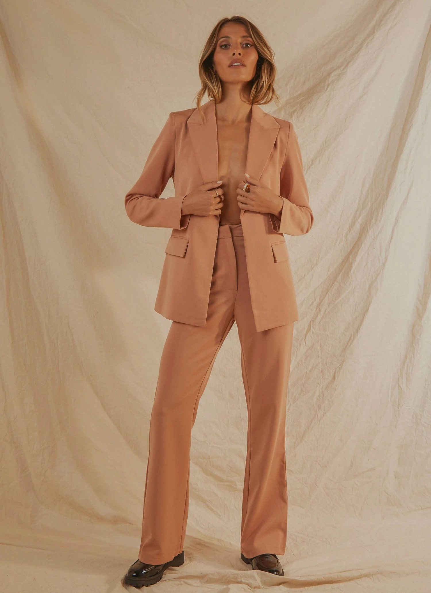 4th & Reckless Marta Trouser - Blush New & Most Loved 2 4th & Reckless Marta Trouser - Blush New & Most Loved