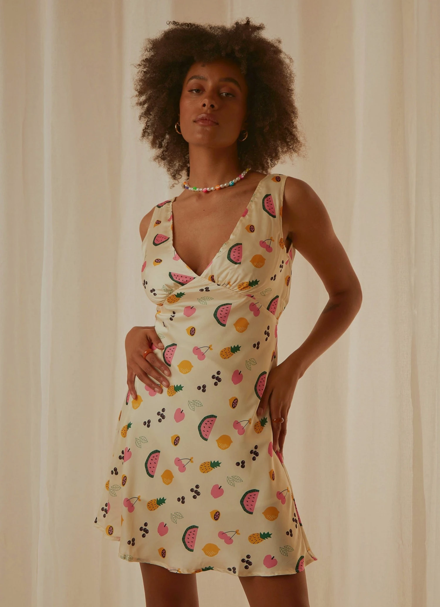 Peppermayo Exclusive Audrey Vintage Slip Dress - Tutti Fruitti New & Most Loved 2 Peppermayo Exclusive Audrey Vintage Slip Dress - Tutti Fruitti New & Most Loved