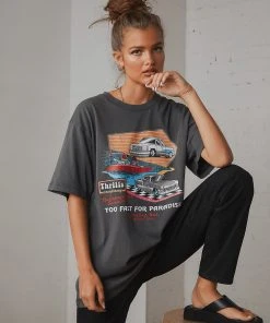 Thrills Speedsters Merch Tee - Merch Black New & Most Loved