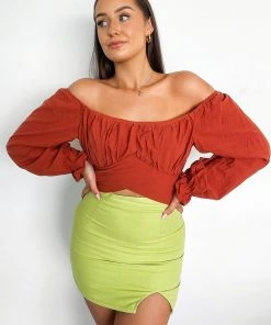 Peppermayo Inner Bloom Top - Rust New Tops