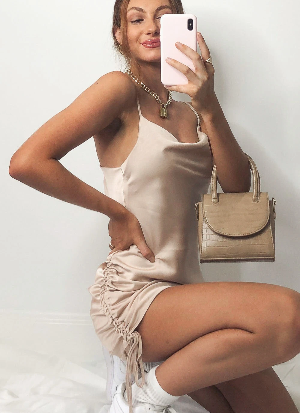 Peppermayo Shooting Stars Mini Dress - Champagne 3 Peppermayo Shooting Stars Mini Dress - Champagne